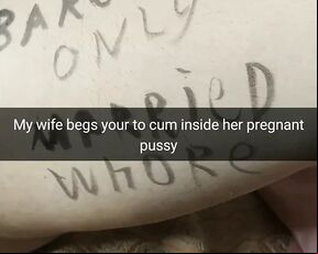 Please cum inside my pregnant cheating pussy! - Milky Mari