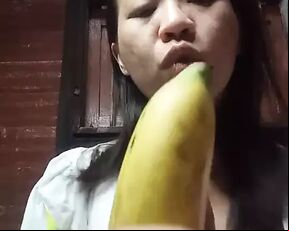 Chinese girl alone at home 33