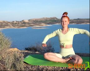 Hot Masturbation After Yoga in Sport Suit!